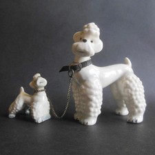 Ancienne PORCELAINE de GOEBEL Chiens - Antique German Porcelain Dogs