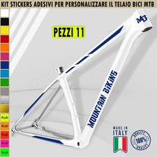 Kit 11 autocollants cadre de vélo UNIVERSELS protection VTT BIKING 2394