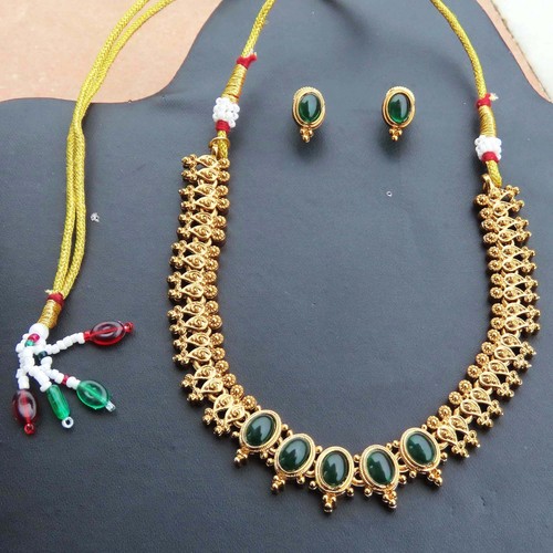 Parure collier plaqué - parure,