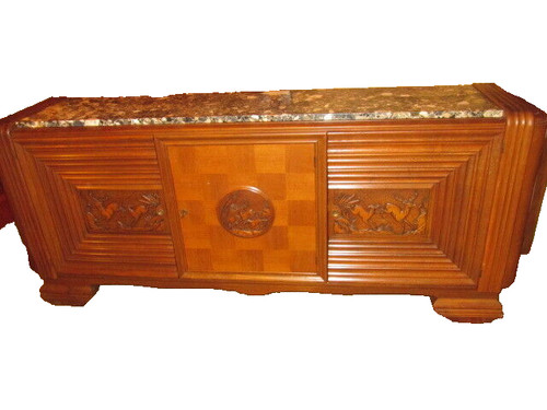 Buffet art déco portes - buffet,