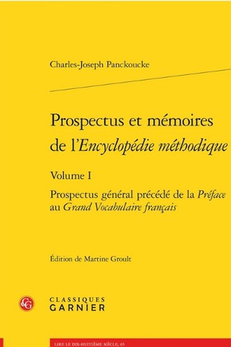 Prospectus memoires de - et,