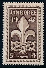 TIMBRE FRANCE 787** Jamboree 1947