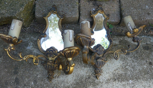 Paire appliques miroir - paire, style