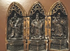 Vintage Asian tryptique. Good