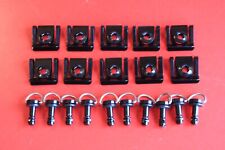 DZUS Noir 1/4 de tour carénage poly Yamaha YZF R1 R6 Honda CBR 600 1000 RR 900