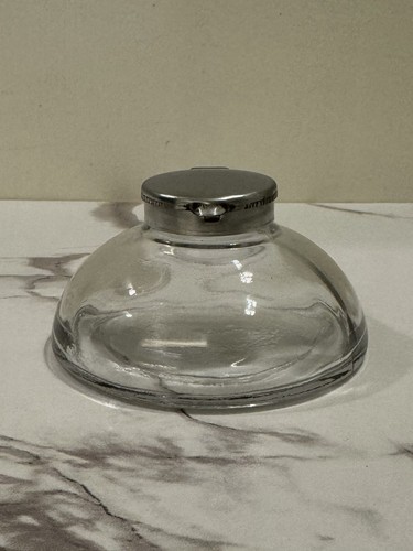 Vintage encrier verre or - vintage, en