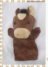 Doudou Marionnette Cheval Marron Gollnest Kiesel