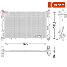 Radiator, engine cooling DENSO
