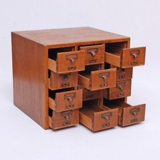 Armoire À Fiches Vintage Années 50 Gaylord Bros. Stockton Californie USA 6.Z