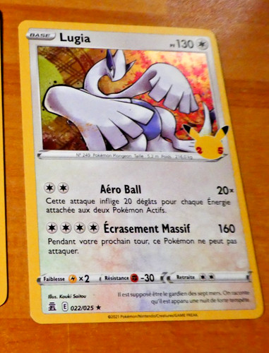 Pokemon card holo carte - carte, lugia