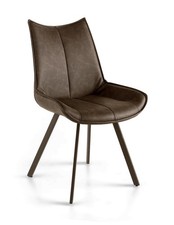 Set 2 Chaises en Similicuir