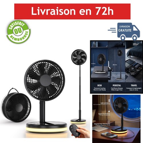 Ventilateur sur pied oscillant - sur,