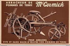 22724 cpa Agriculture - McCormick - arracheur de Pommes de Terre