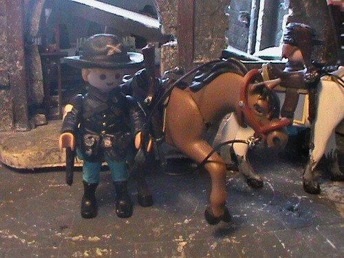 Playmobil custom sous officier - playmobil, sous-officier