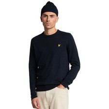 Pull Merino Lyle & Scott Couleur Marine Foncé Homme Lyle Scott KN2110VC