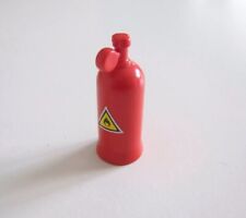 PLAYMOBIL (Q1259) CHANTIER - Bombonne de Gaz Rouge Remorque 3777