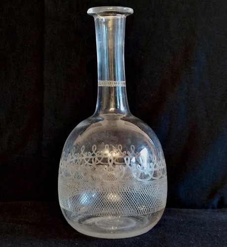 Ancienne carafe cristal - carafe, en