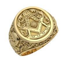 Bague crâne maçonnique en