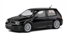 Volkswagen VW Golf 4 R32 Modèle Auto Noir En 1:43 Solido S4313603