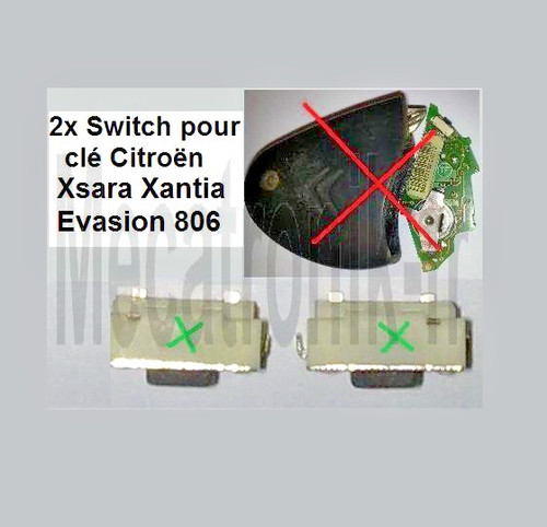 Switch bouton pour clé - 2,