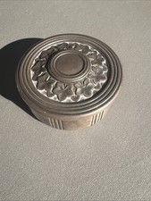 Ancienne Boîte En Métal Argenté Christofle