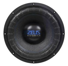 Subwoofer Hifonics Zeus Zxs12D2 Haute Qualité 1000 Watts Pour Son De Compétition