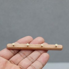 Crochets miniatures pour maison de poupée 1/6 porte-manteau pour accessoires