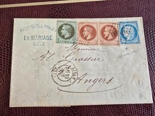 Timbre France  Affranchissement tricolore Septembre 1871 ref VAR 122