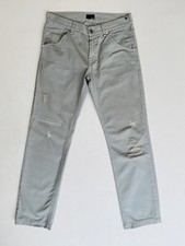 Jeans FENDI à cicatrice et empiècement en cuir de crocodile - Size 30