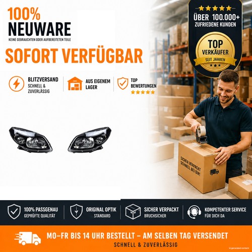Phares kit convient - convient, dacia