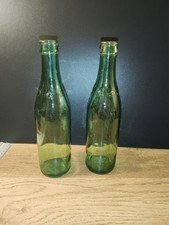 Ancienne Bouteille En Verre Verte Étoile A Saisir 
