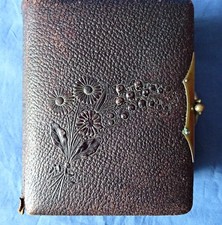 petit album photo ancien vide, pour photos CDV,  XIXe siècle REF390