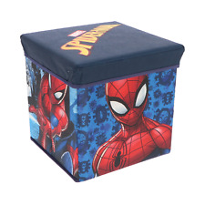 Coffre de rangement à jouets Spiderman chambre enfant garçon banc malle Box Marv