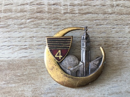 Insigne abc 4 régiment de - insigne,