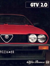 Catalogue Brochure Alfa Romeo GTV 2.0 (Alfetta) 01/1981 France