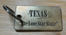 PORTE CLEFS TEXAS THÉ LONE STAR STATE VINTAGE (1273) ANNEAU DÉMONTÉ POUR L’ENVOI