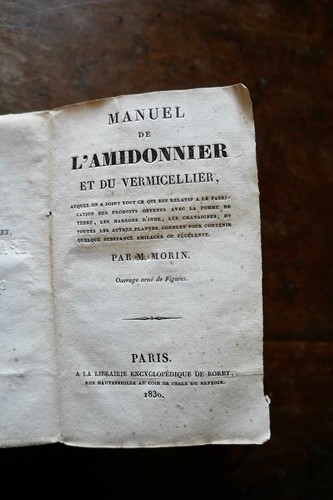 Manuel amidonnier du - manuel, et