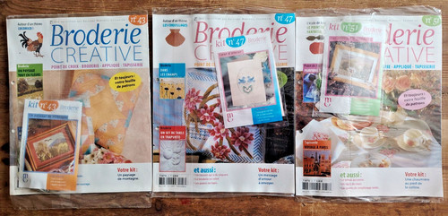 Lot magazines broderie - lot,