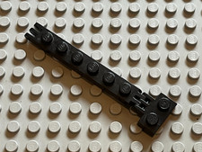 Lego black hinge - lego, plate