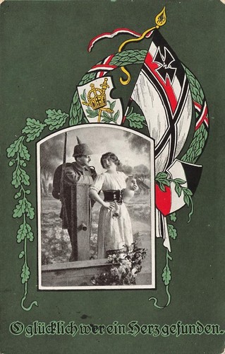 Carte postale ww1 - croix, de
