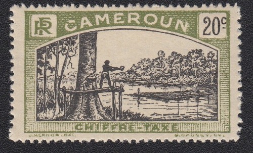 Timbre taxe cameroun 1925 - taxe,