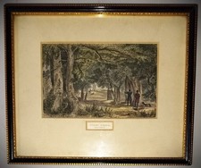 Gravure ancienne CHASSE TIR A