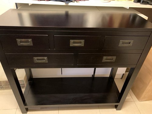 Console commode noire - console, /