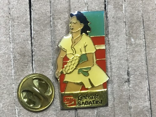 Pins gabriela sabatini sponsor - sabatini,