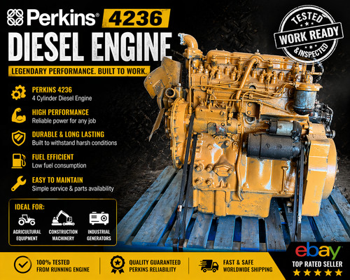 Used engine perkins 4236 - engine,