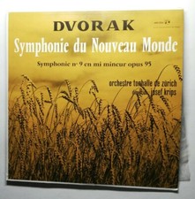 Ref1603 Vinyle 33 Tours / Dvorak Symphonie du Nouveau Monde 