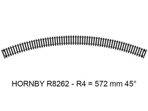 Hornby rail courbe - rail, r4