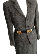 Gérard DAREL - Bel Ensemble Veste tailleur - jupe  chiné- taille 38