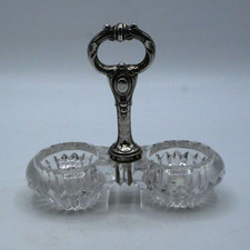 SALERON DOUBLE EN ARGENT