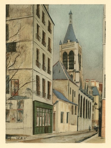 Maurice utrillo pochoir - maurice,